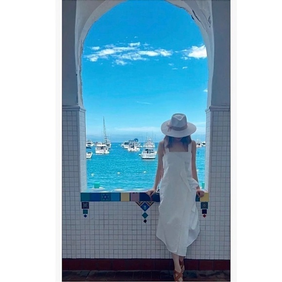 3.1 PHILLIP LIM Draped Square Neck Structured Cotton Sleeveless Midi Dress 10 - Picture 5 of 14